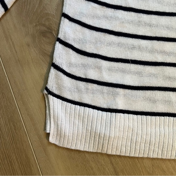 Striped V-Neck Sweater - Picture 5 of 5